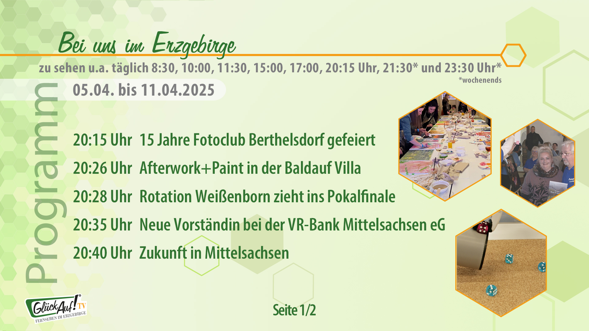 Bei uns im Erzgebirge für die Woche vom 05.04. bis 11.04.2025