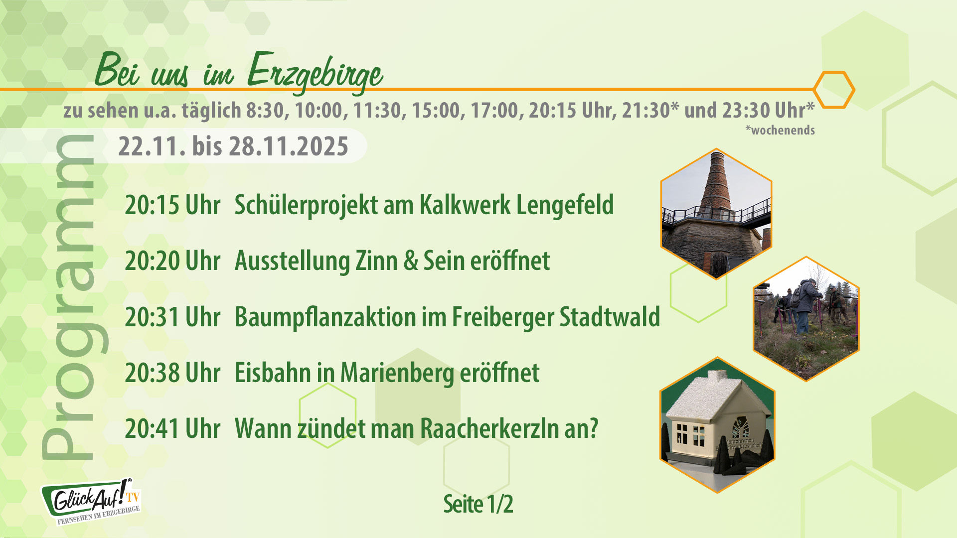 Bei uns im Erzgebirge für die Woche vom 22.11. bis 28.11.2025