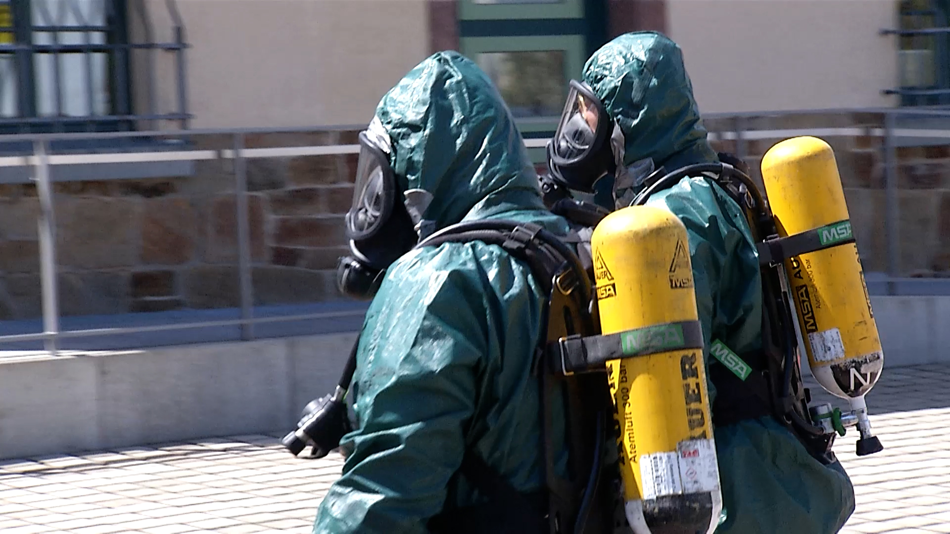 MEgional am 11. Mai 2021 mit einer Bombendrohung am Amtsgericht Marienberg