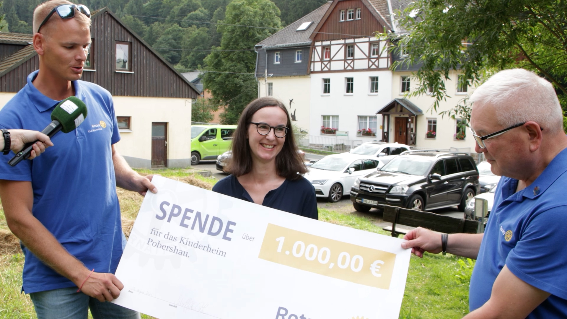 MEgional am 17. August 2021 mit dem Spendenlauf für das Kinderheim Pobershau