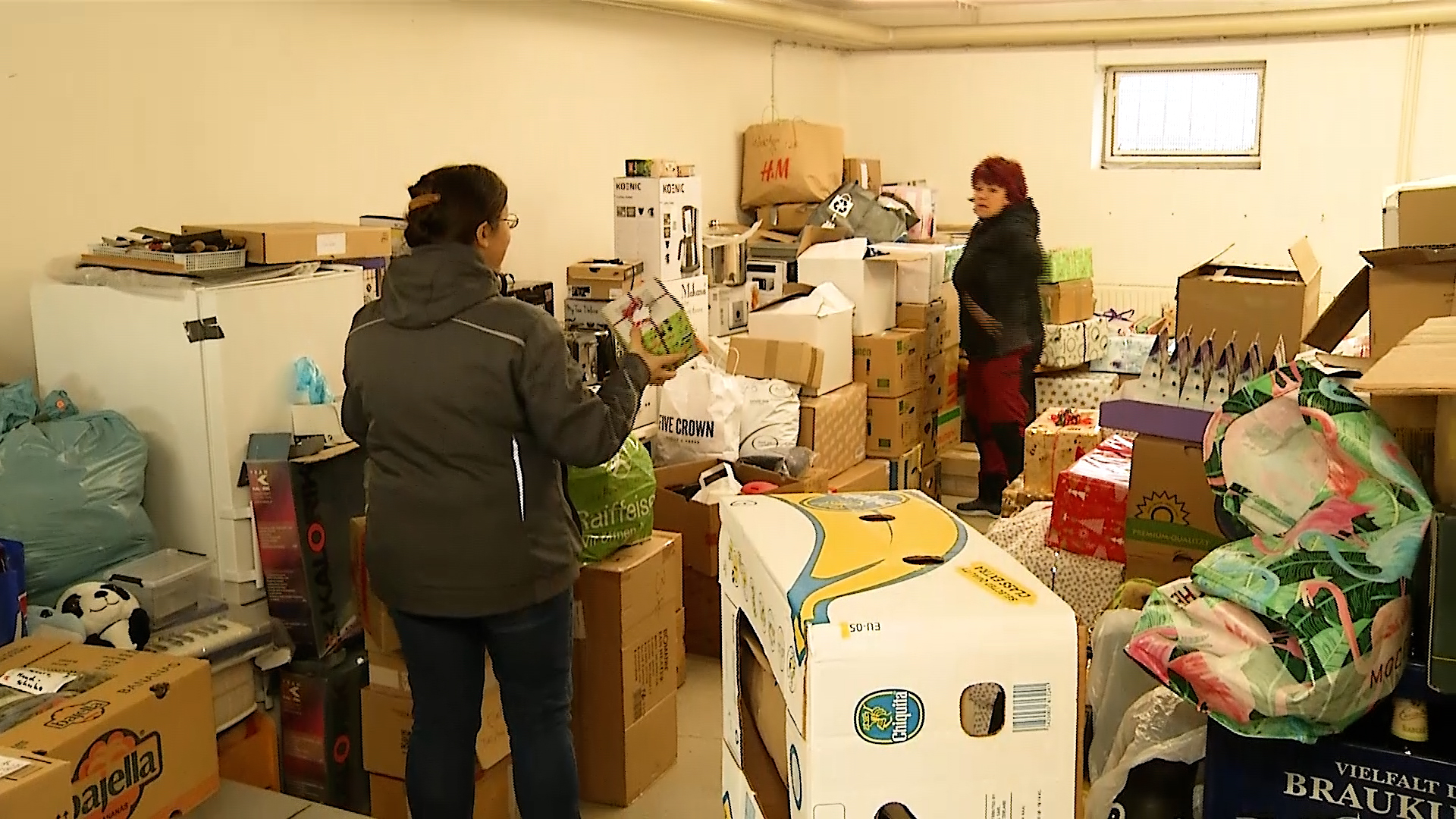 MEgional am 10. Dezember 2021 mit einer Hilfsaktion für die Flutopfer im Ahrtal