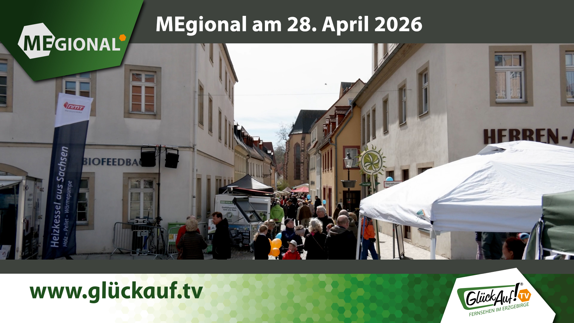 MEgional am 28. April mit dem Thema: Energietag & Frühlingsfest in Oederan