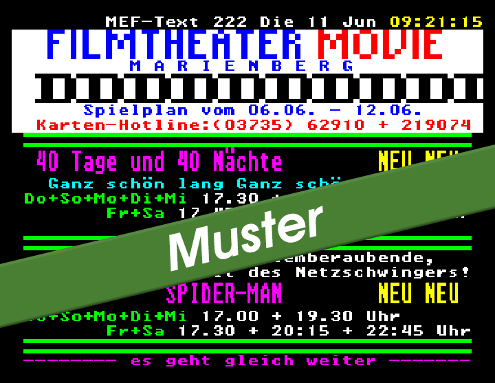 Videotext Kino