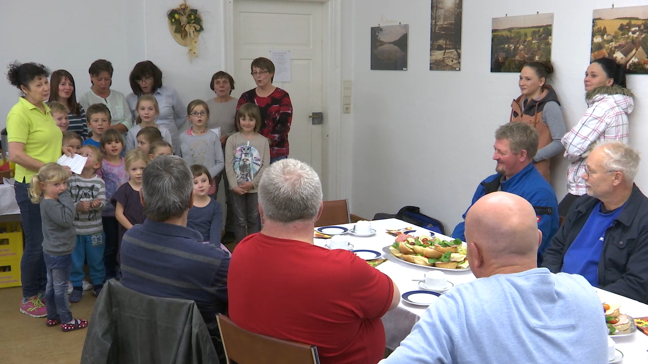 MEgional mit dem Bauende an der Kita Forchheim