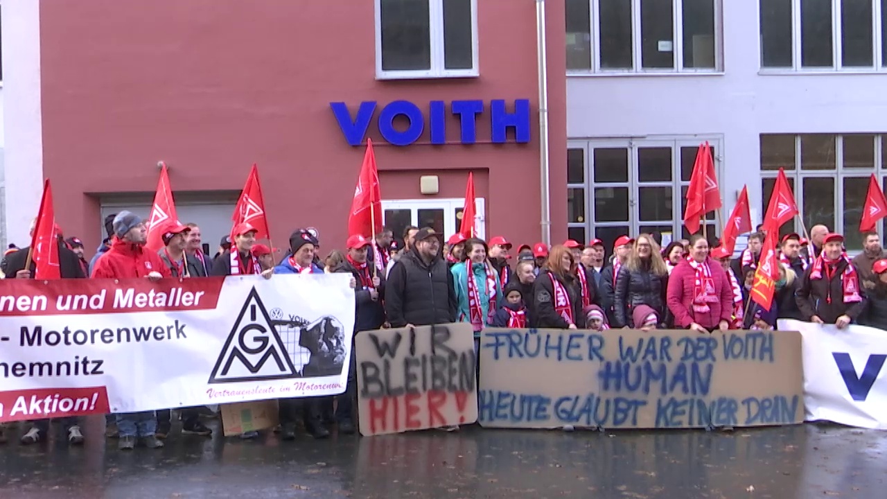 MEgional am 3. Dezember 2019 mit den Protesten bei Voith in Zschopau MEgional am 3. Dezember 2019 mit den Protesten bei Voith in Zschopau