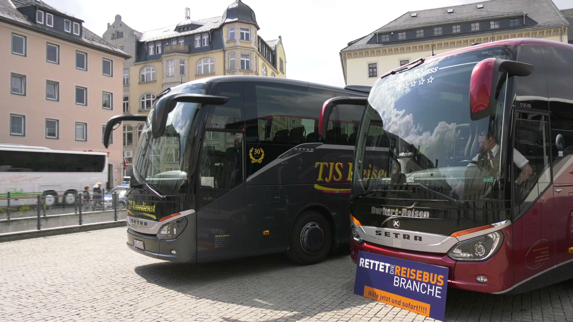 MEgional am 15. Mai 2020 mit Protesten der Busunternehmen