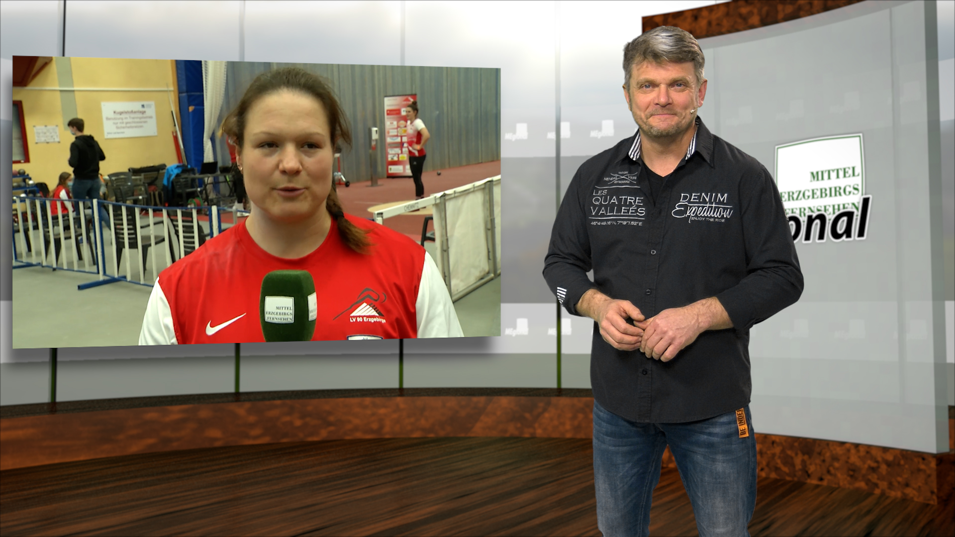 MEgional am 25. Januar mit einem Kugelstoßtraining in Chemnitz