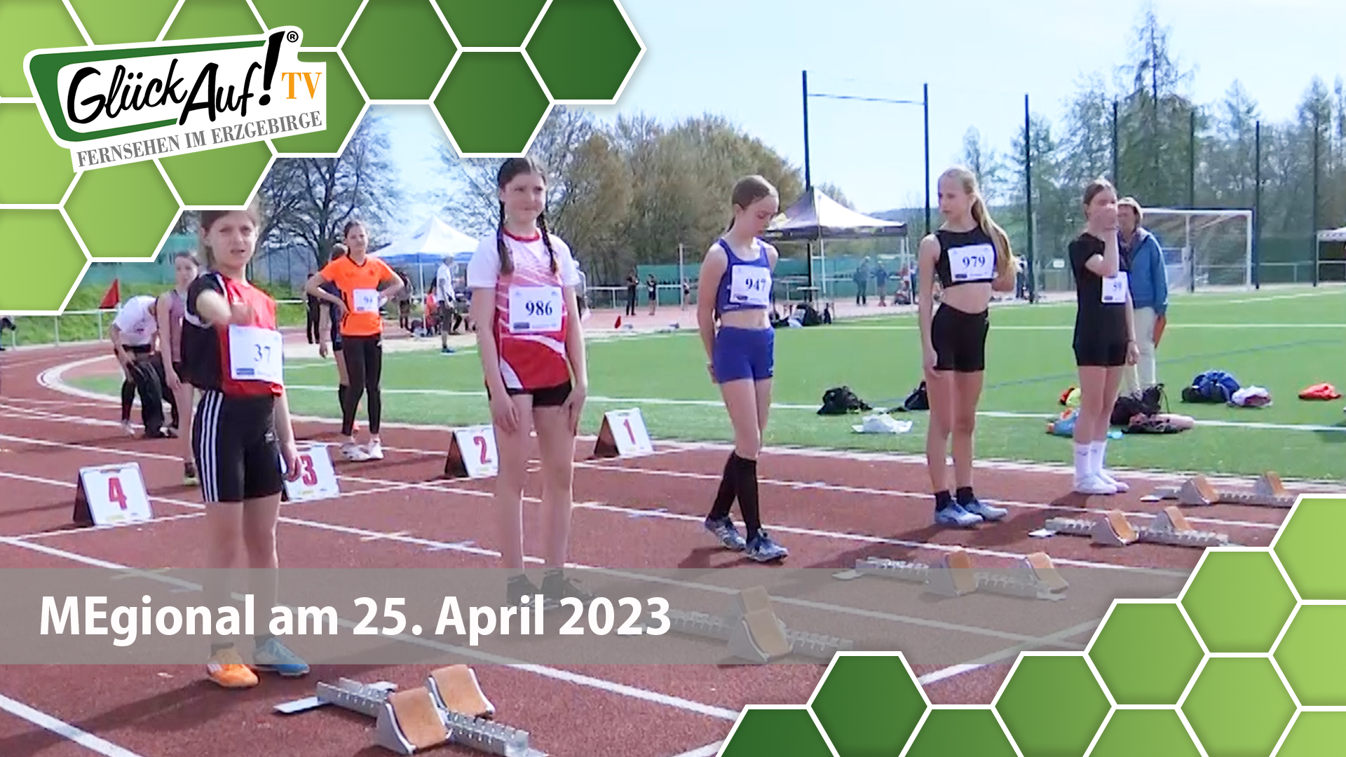 MEgional am 25. April 2023 u.a mit dem Heimspiel des HSV Marienberg