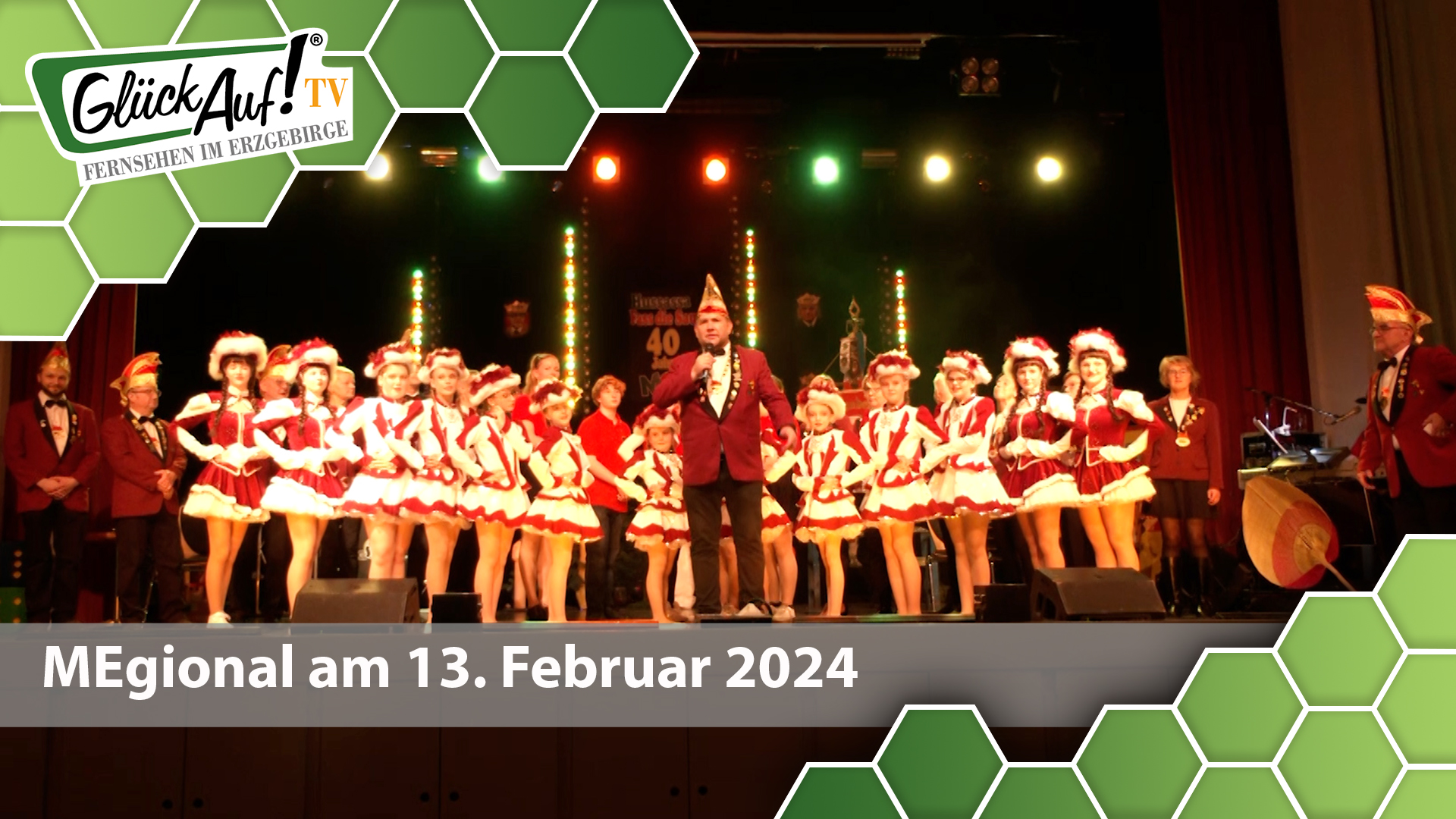 MEgional am 13. Februar 2024 mit dem 40. jährigen Jubiläum des MCV Marienberg