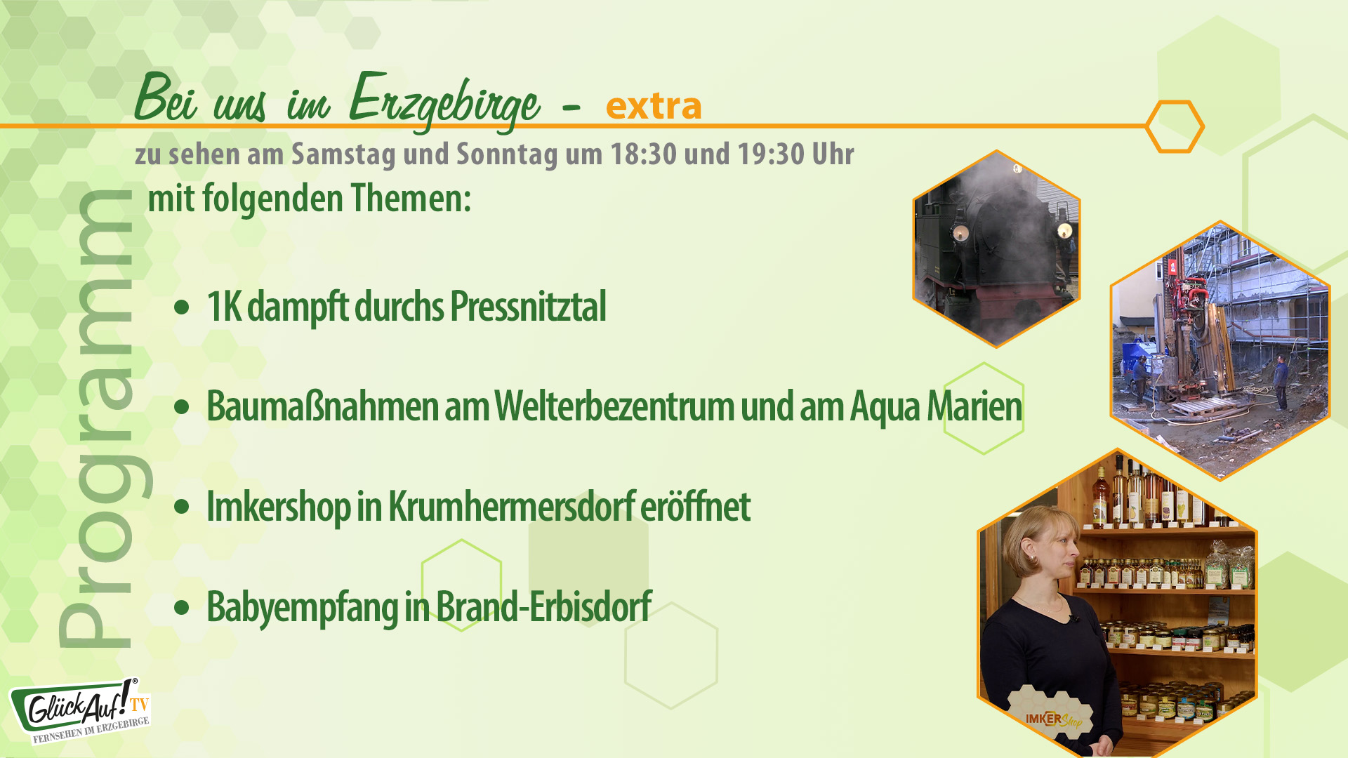 Bei uns im Erzgebirge - extra vom 29.03. bis 01.04.2024 Bei uns im Erzgebirge - extra vom 29.03. bis 01.04.2024