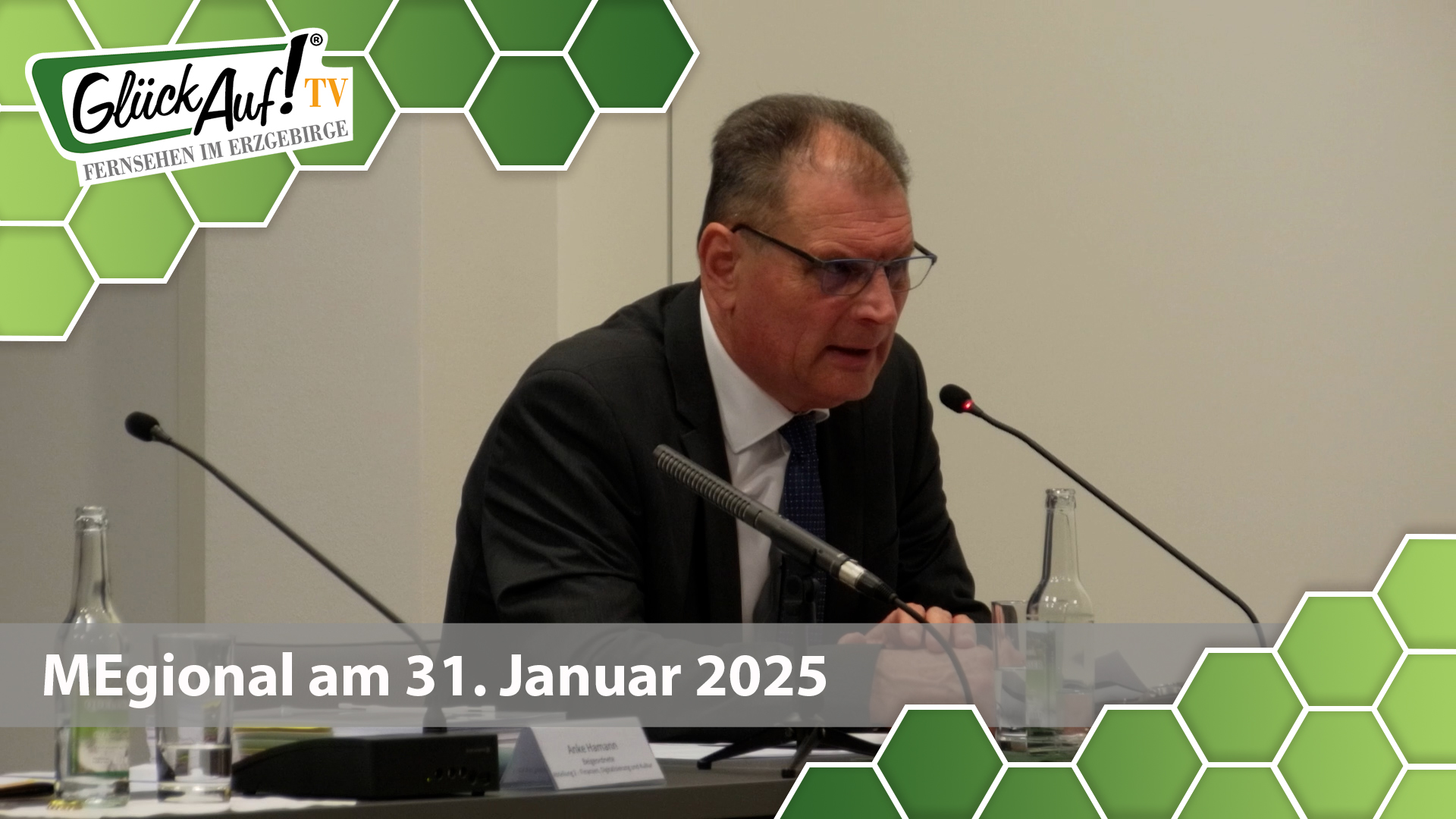 MEgional am 31. Januar 2025 mit Bildern zum Statement zu Zahlen und Fakten des Jobcenters Erzgebirgskreis