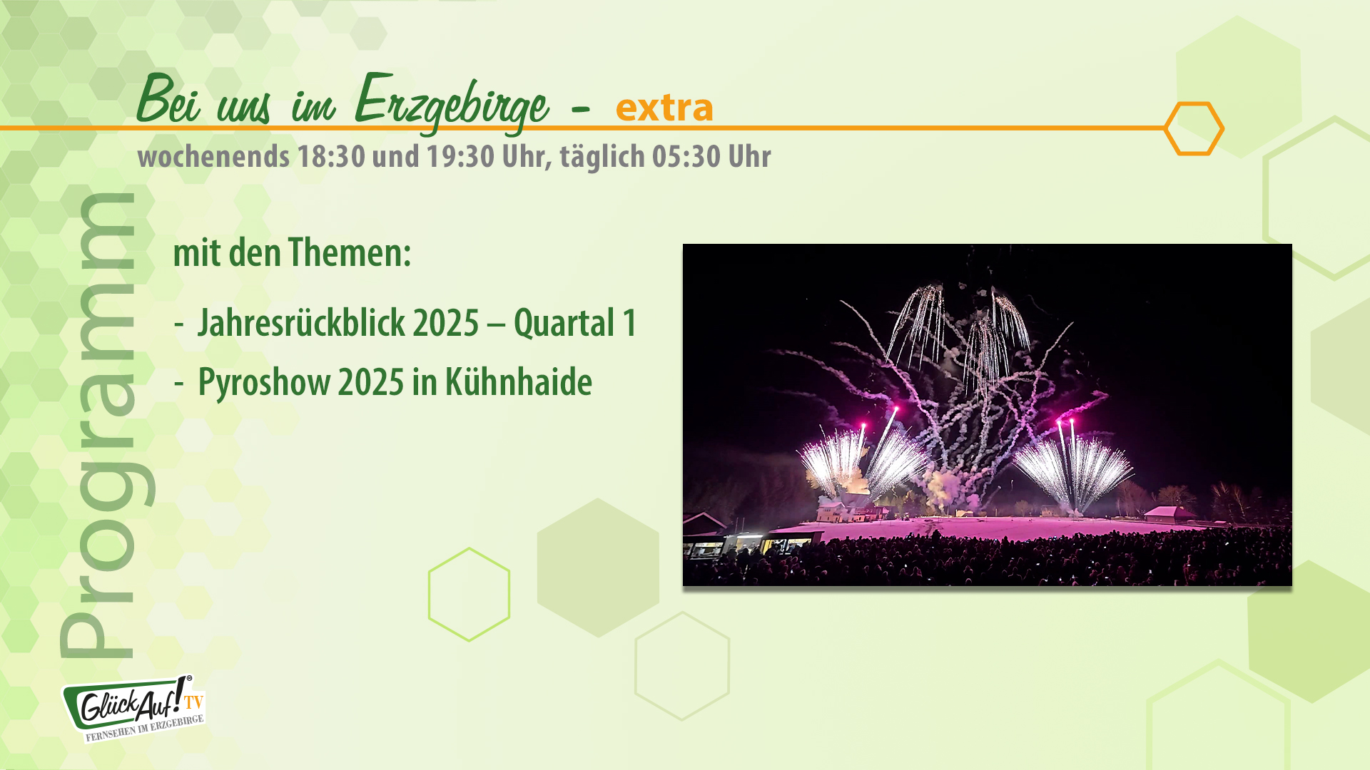 Bei uns im Erzgebirge - extra ab 27.12.2025 Bei uns im Erzgebirge - extra ab 27.12.2025