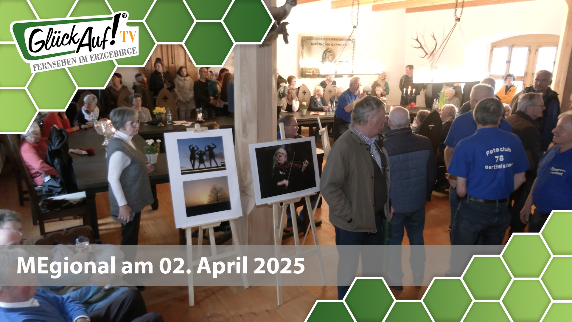 MEgional am 2. April 2025 mit der Jubiläumsfeier des Fotoclubs 1978 Berthelsdorf