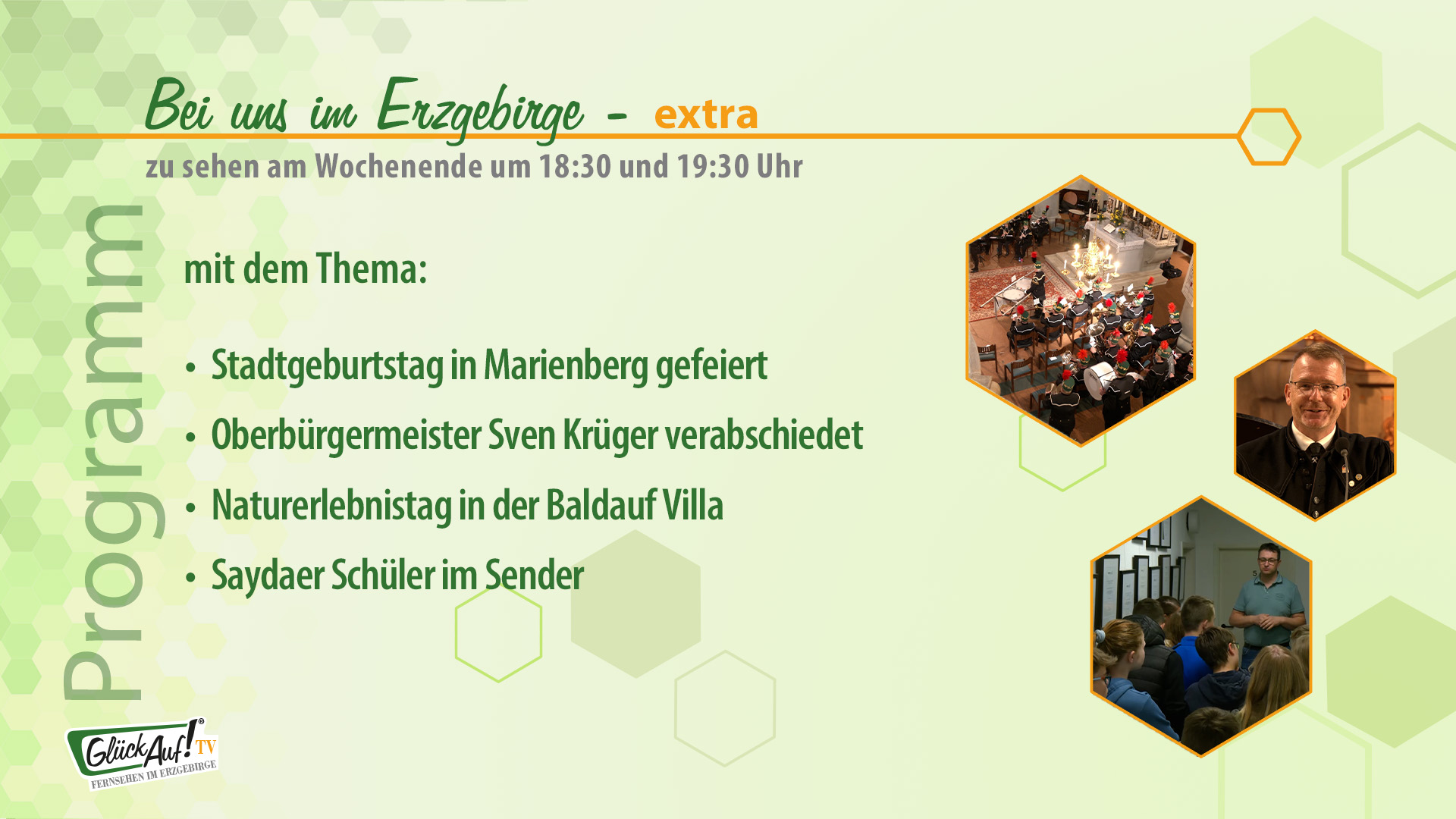 Bei uns im Erzgebirge - extra am 03.05. und 04.05. Bei uns im Erzgebirge - extra am 03.05. und 04.05.