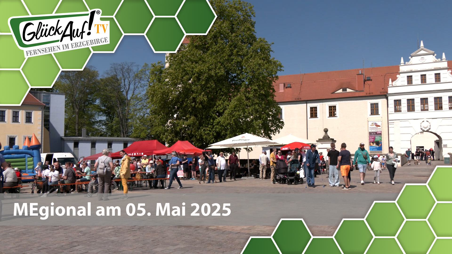 MEgional am 5. Mai 2025 mit dem Thema: DGB Mittelsachsen beging den Tag der Arbeit in Freiberg