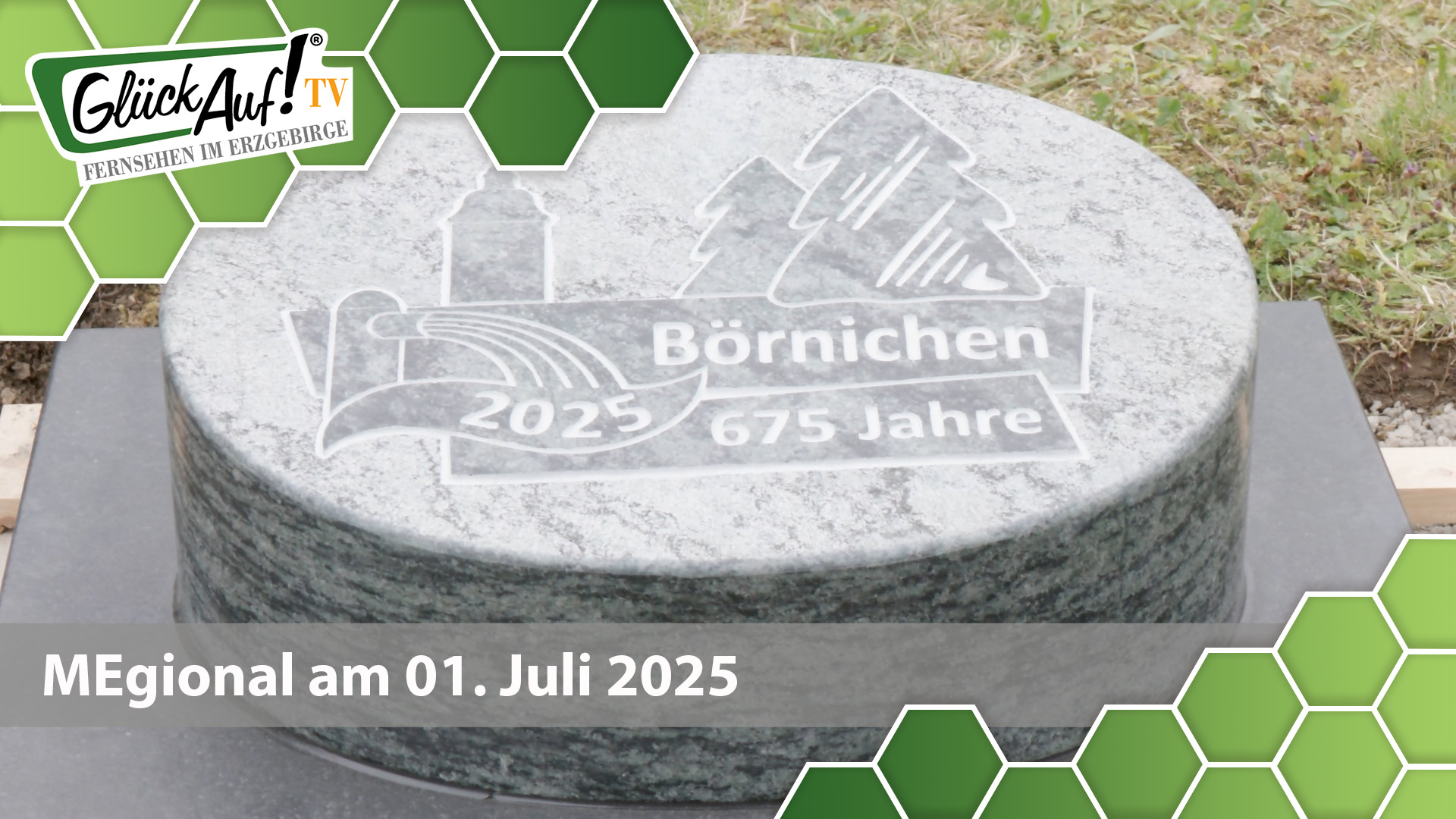 MEgional am 01. Juli 2025 mit der Eröffnung Festwoche 675 Jahre Börnichen