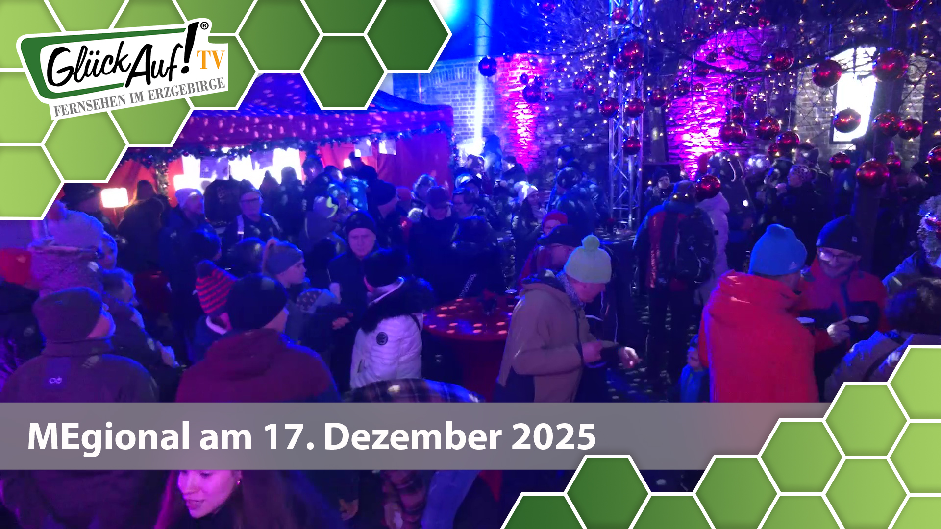 MEgional am 17. Dezember mit dem Thema: Advent in den Höfen in Marienberg